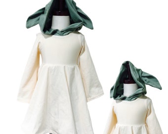 Inspired Galaxy Costume Yodda Costume baby Yodda outfit  Grogue Twirl Dress