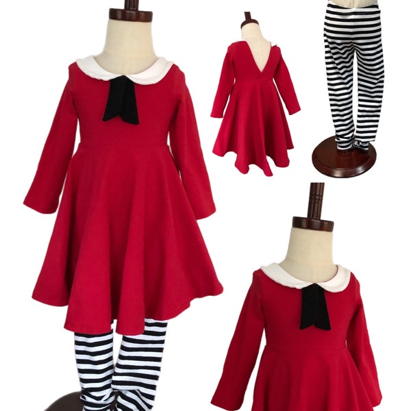 Olivia Inspired Costume Book character dress option, and or legging options sold separately