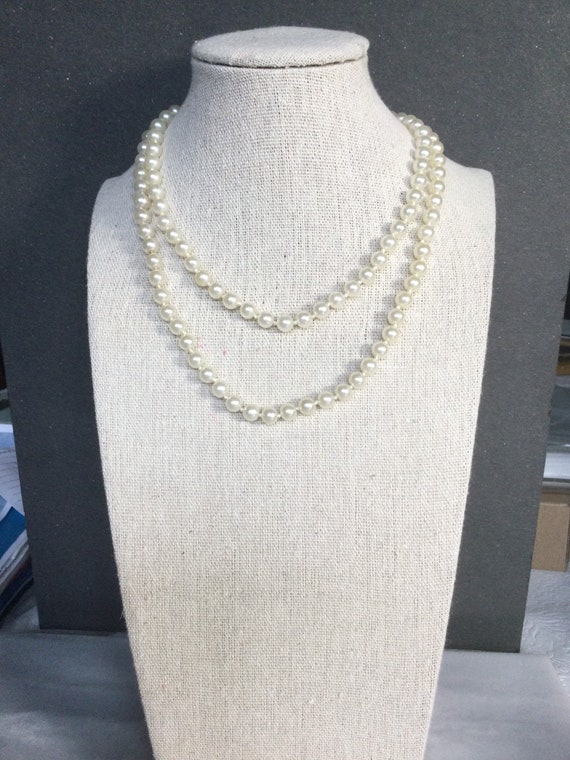 White Faux Pearls