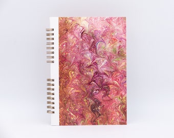 Copper spiral notebook - 80 different patterns