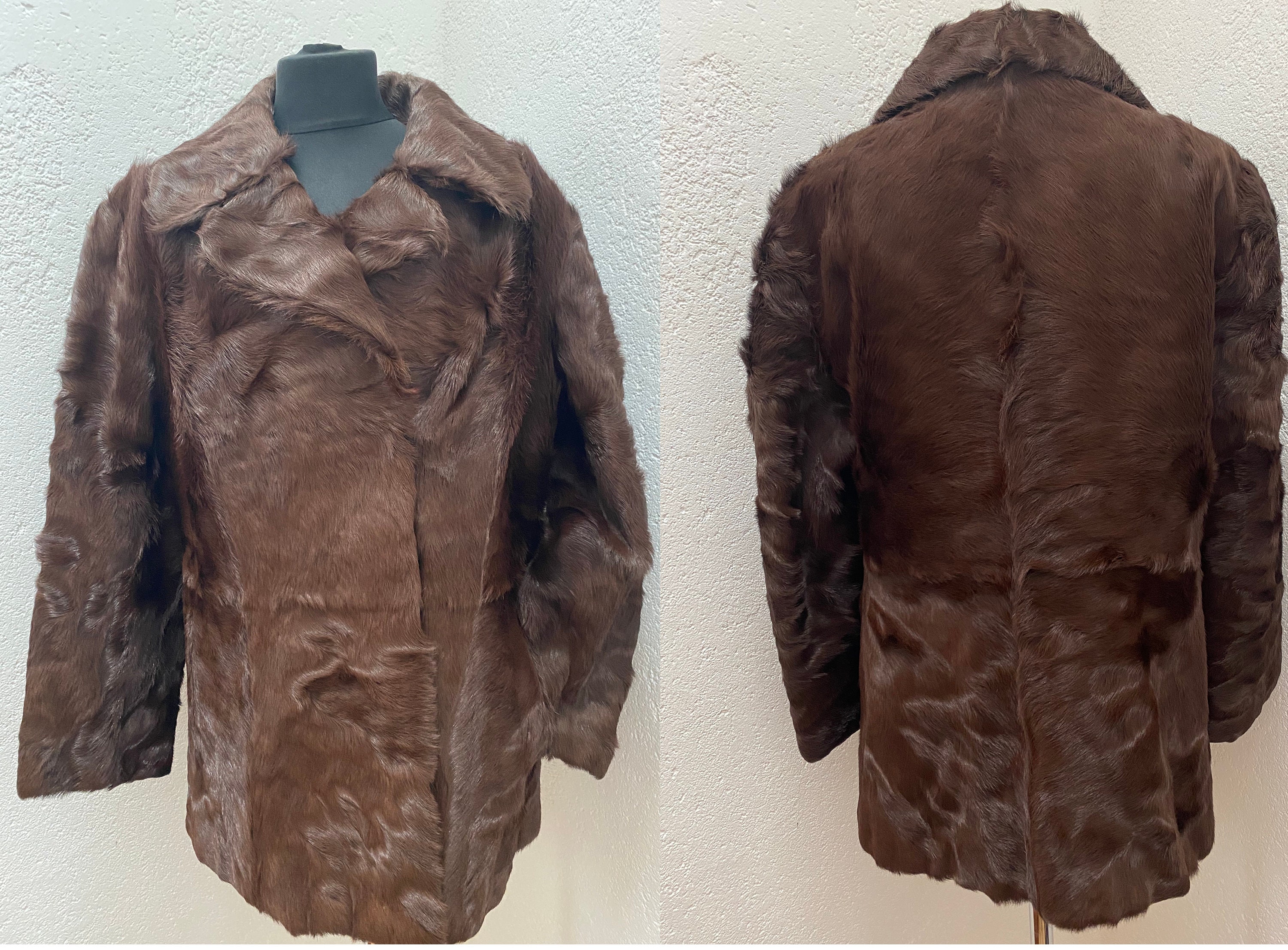 Cow Fur Coat - Etsy