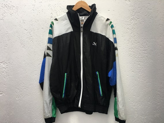 puma colorblock windbreaker