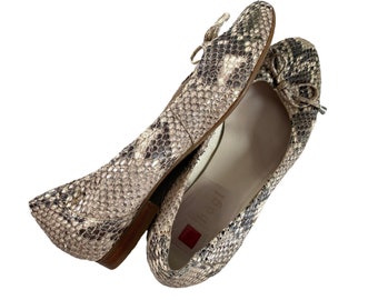 Hogl Schuhe Gr. 3,5 Größe 36 Lederschuhe Damen Hogl Schuhe Schlangendruck Schuhe Ausgezeichneter Zustand