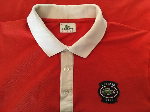 Abuso de primera categoría Fascinar Vintage Lacoste Golf Polo 4 Orange Ladies Lacoste Polo Shirt | Etsy