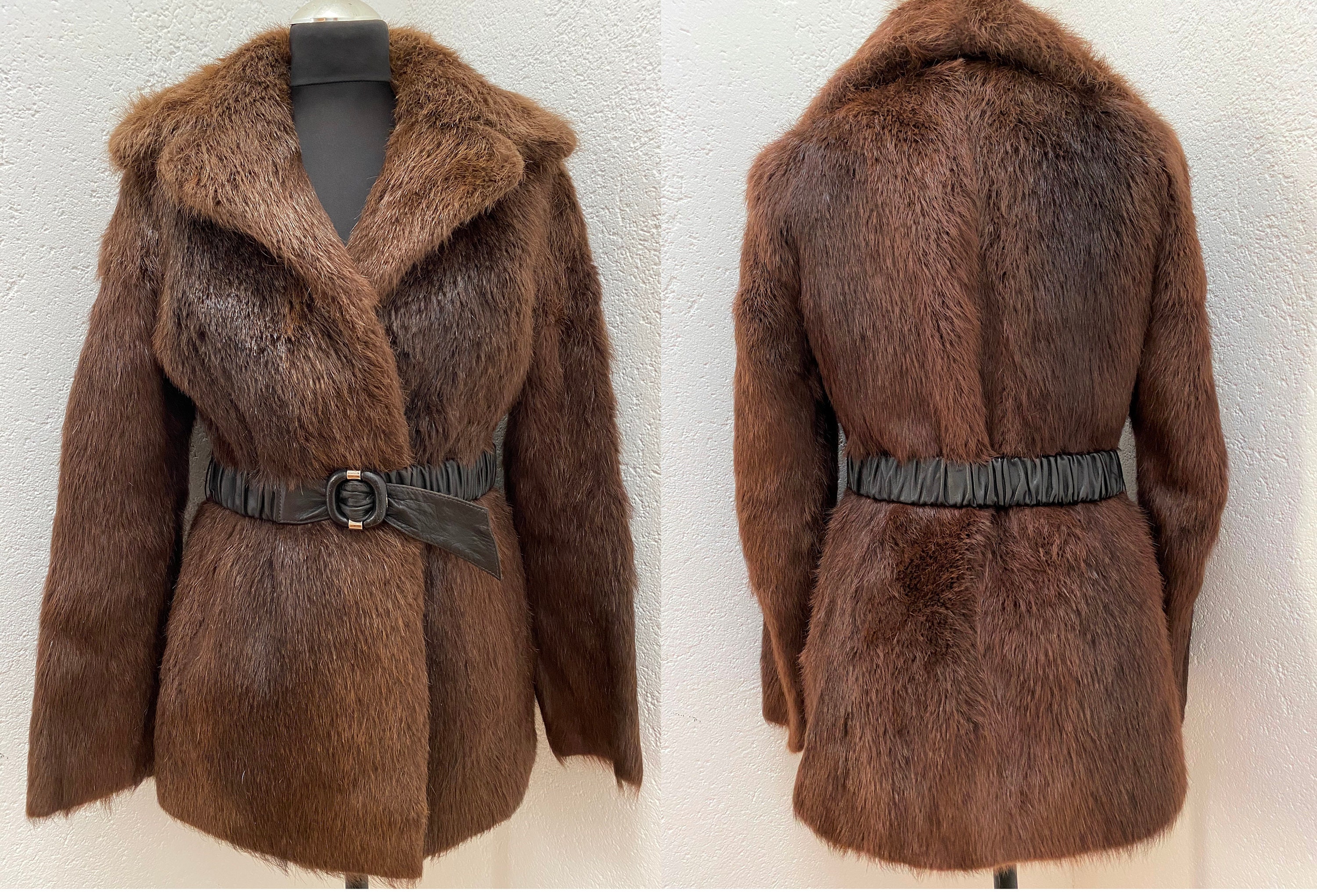 Vintage mink and leather coats Clearance
