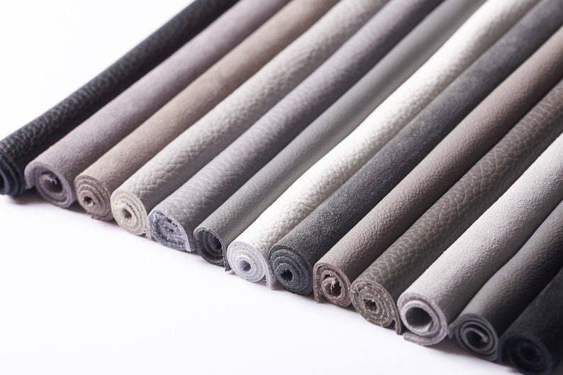 Leather Set FianoLeather Grey Palette 14 pieces 16,8 x 12 each