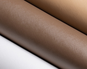 SAFFIANO Calfskin Leather Pieces, Sheets, Panels – Various Sizes for Crafting, DIY & Upholstery – Premium Saffiano Calf Hides