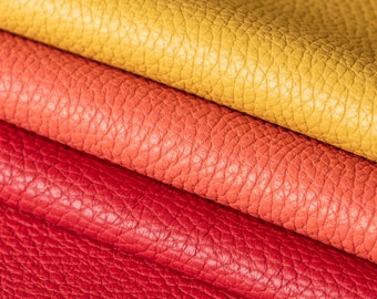 ROMA LEATHER pieces / sheets / panels - various sizes | 50+ COLORS / fianoleather