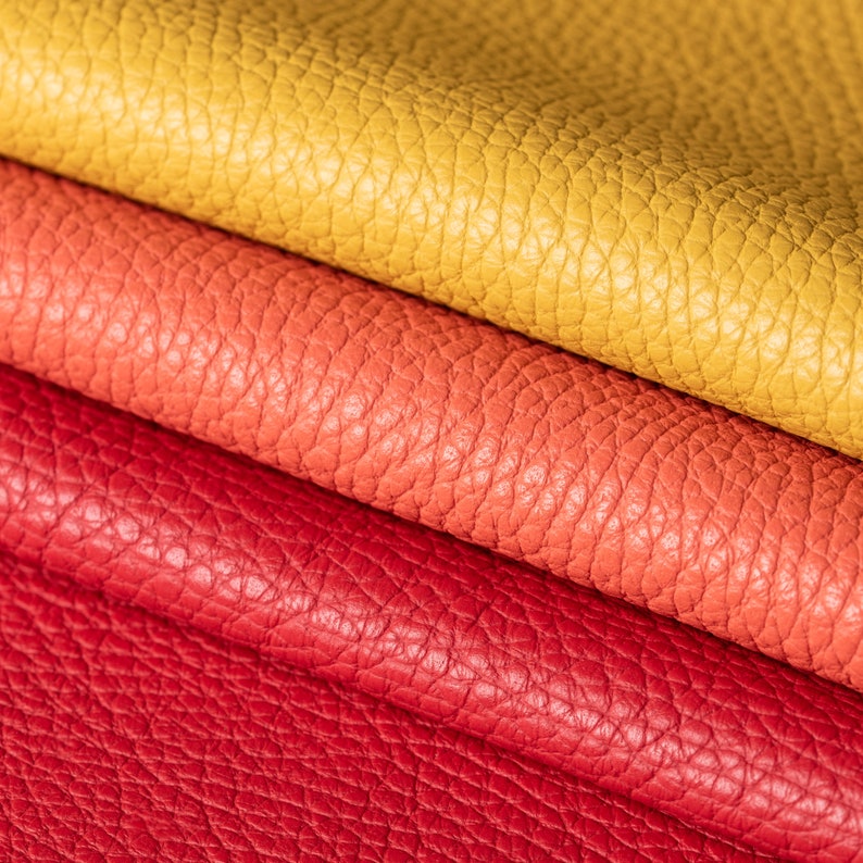 ROMA LEATHER pezzi / lastre / pannelli varie misure / 50 COLORI / fianoleather immagine 5