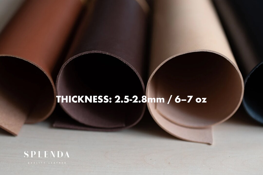 Vegetable Tanned Leather Classic Vachetta 2.52.8mm / 67 Oz Hides
