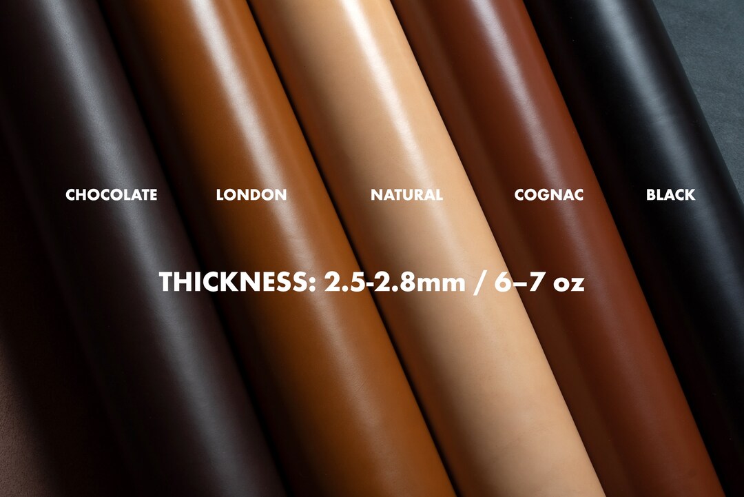Vegetable Tanned Leather Classic Vachetta 2.52.8mm / 67 Oz Hides