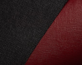 SAFFIANO Calfskin Leather Full Hides – Premium Leather for Upholstery, Crafting, Bags, Wallets DIY Projects – Various Sizes Available