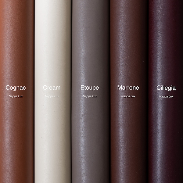 NAPPA LUX LEATHER pieces / sheets / panels - various sizes / fianoleather