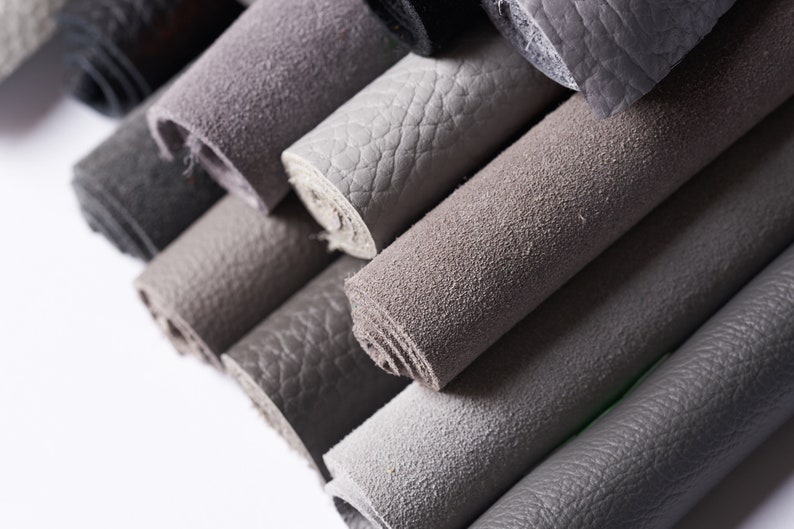Leather Set FianoLeather Grey Palette 14 pieces 16,8 x 12 each