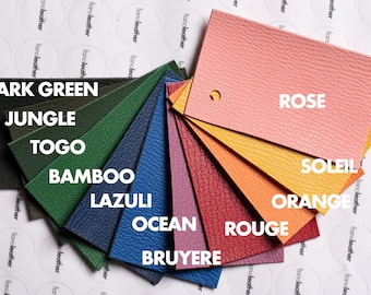 Vegetable Tanned Leather French chèvre chagrin CRISPE goatskin full grain aniline 5-6 sq ft / 0,45-0,55m2 / fianoleather
