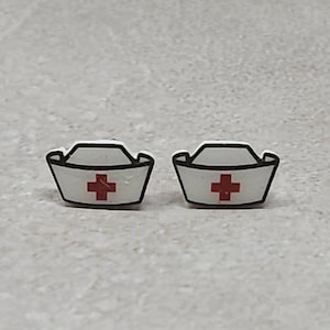 Puces d&#39;oreilles chapeau d&#39;infirmière, Puces d&#39;oreilles d&#39;infirmière, Puces d&#39;oreilles d&#39;allaitement