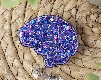 Brain Retractable Badge Holder, Brain Badge Reel, Brain Badge Holder, Neurology Badge Holder, Neurology Badge Reel, Nurse Badge Holder