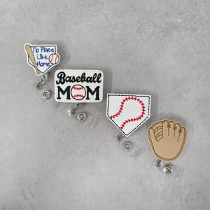 Baseball einziehbarer Ausweishalter, Baseball Mom Ausweishalter, Home Plate Ausweishalter, Baseball Ausweisrolle, Catcher's Mitt Ausweisrolle