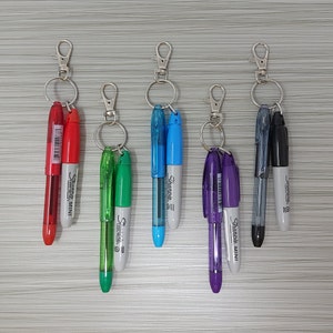 Mini Sharpie for Badge Reel, Nurse Mini Pen Keychain, Badge Reel Mini  Sharpie, Nurse Stocking Stuffer, Nurse Accessorie Keychain Sharpie 