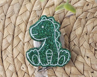 Porta badge a forma di alligatore in resina, avvolgi badge a forma di alligatore, per infermieri e insegnanti.