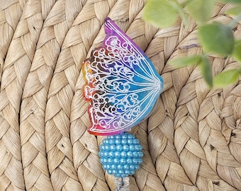 Porta badge in resina per mammografia, avvolgitore per badge per mammografia, avvolgitore per badge per mammografi