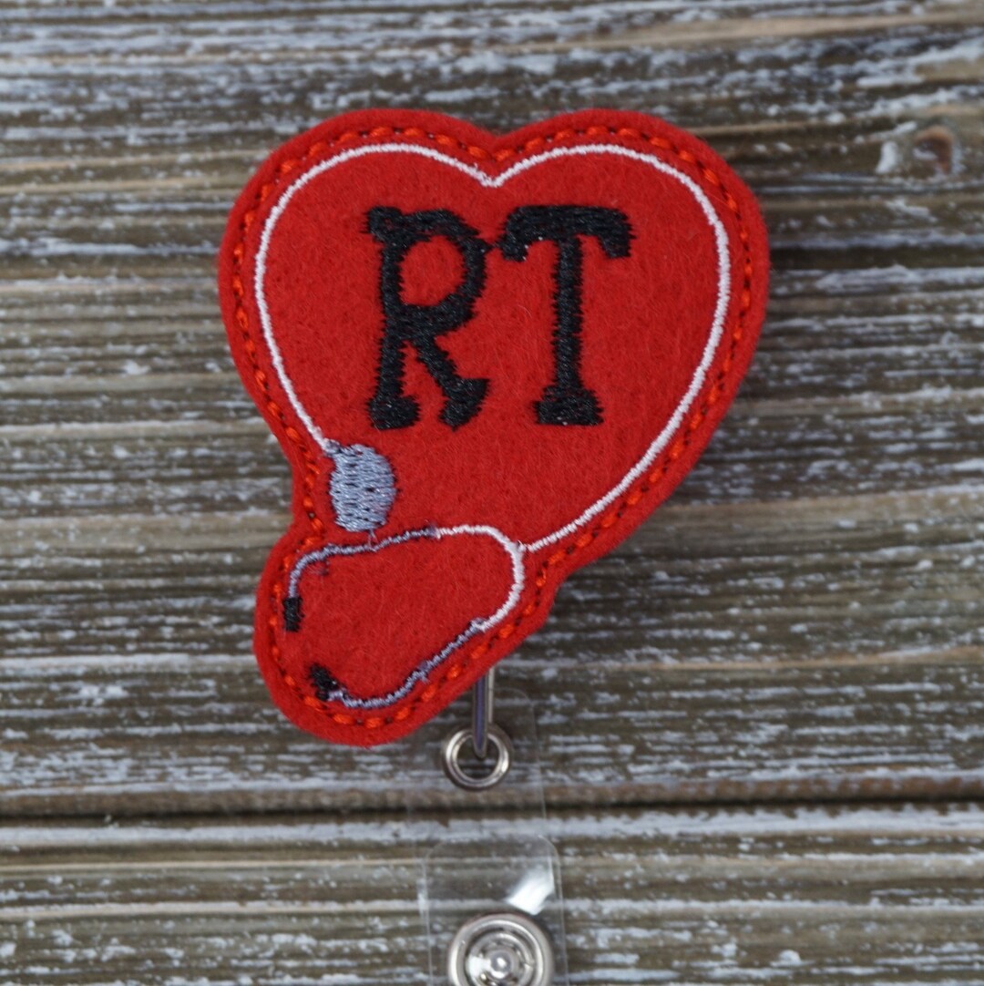 Respiratory Therapist Badge Holder Respiratory Therapist Etsy