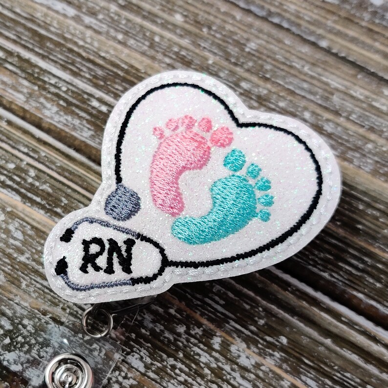 RN Labor and Delivery Badge Reel Labor and Delivery Nurse Etsy