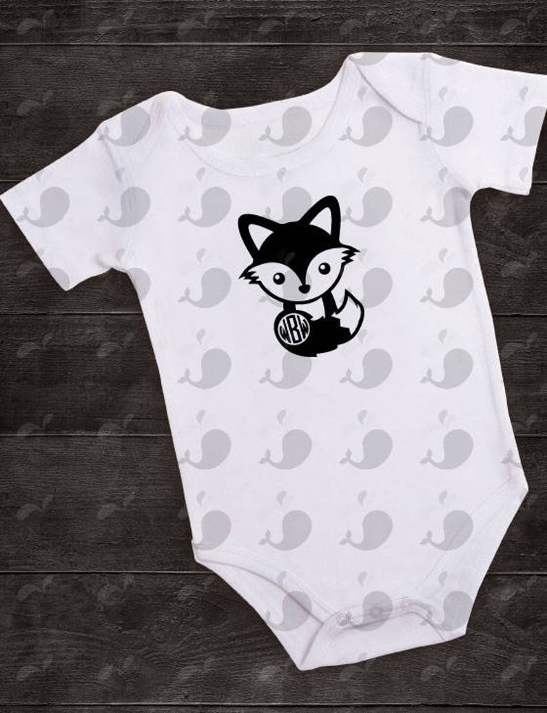 Fox Monogram Bodysuit Monogram Bodysuit