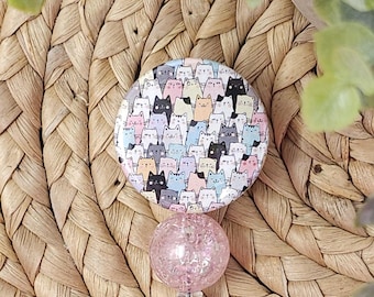 Cat Retractable Badge Holder, Cat Badge Reel, Cat Mom Badge Holder, Crazy Cat Lady, Cat Badge Holder, Nurse Badge Holder, Nurse Badge Reel