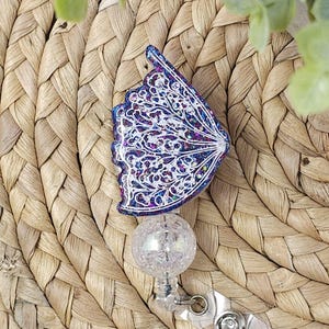 Resin Breast Retractable Badge Holder, Mammographer Badge Holder, Breast Badge Reel, Lactation Consultant Badge Holder, Nurse Badge Reel