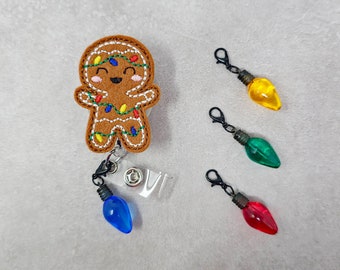 Christmas Light Charm With Lobster Clasp, Christmas Lights, Charm, Christmas Charm