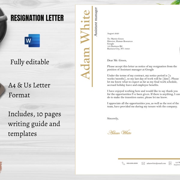 Resignation letter | Professional resignation letter | Best resignation letter | Resignation templates | Termination letter | Letter of