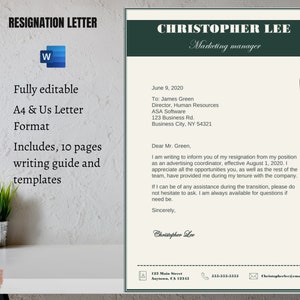 Resignation Letter | Resignation Notice Template | Termination Letter| Letter to employer| Professional Resignation| Best Resignation Design