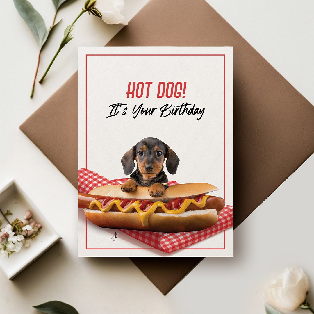Funny Dog Birthday Card Funny Dog Printable Birthday Card Birthday ...