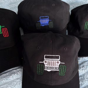 Embroidered Jeep hat, cap
