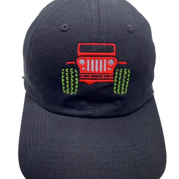 Embroidered Jeep hat, cap