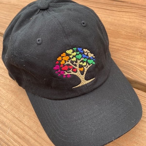 Embroidered Tree of Life Hat