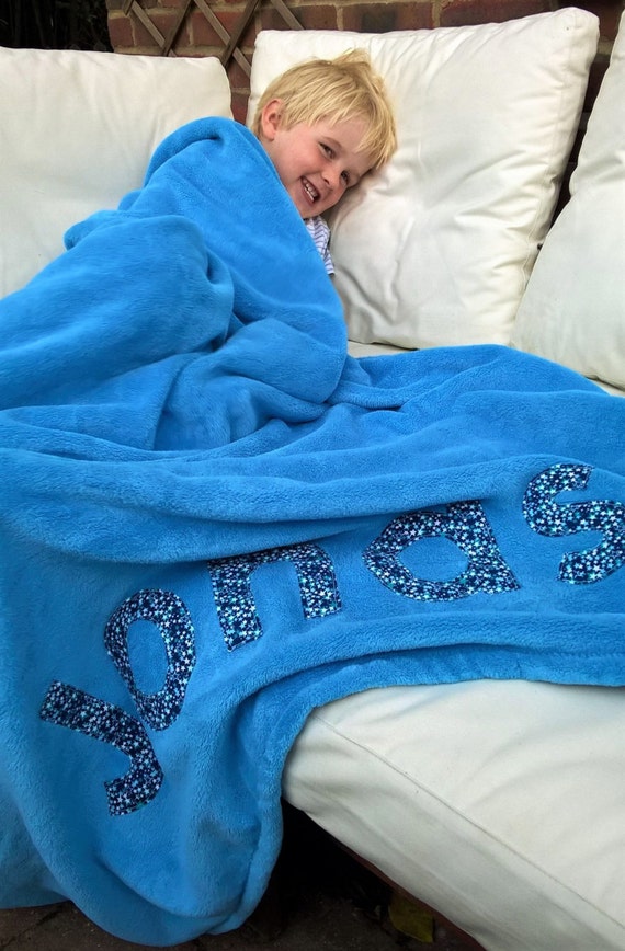 Supersoft Personalised Fleece throw 