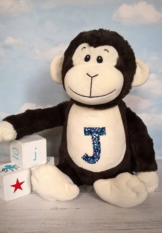 personalised monkey teddy