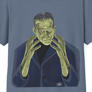 Frankenstein t-shirt horror Frankenstein shirt adult t-shirt Frankenstein tshirt