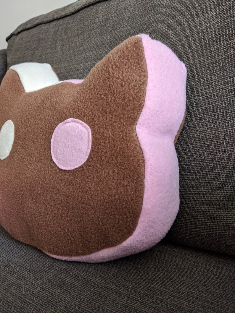 cookie cat pillow