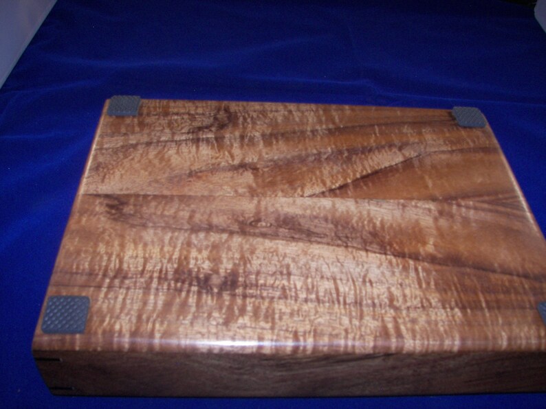 Larger size Wood Tray Beautiful Figured Koa Valet Tray Desk Tray 100/_3359