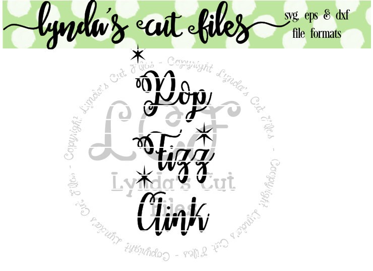 Download Pop Fizz Clink SVG/DXF/EPS file | Etsy