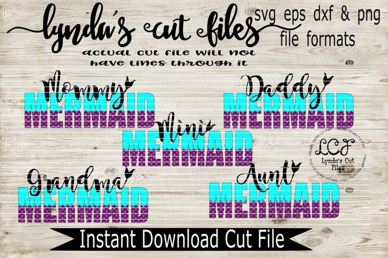 Free Free 173 Mermaid Family Svg SVG PNG EPS DXF File