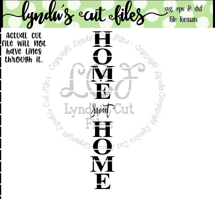 Download Home Sweet Home Porch Sign Words// SVG/DXF/EPS file | Etsy