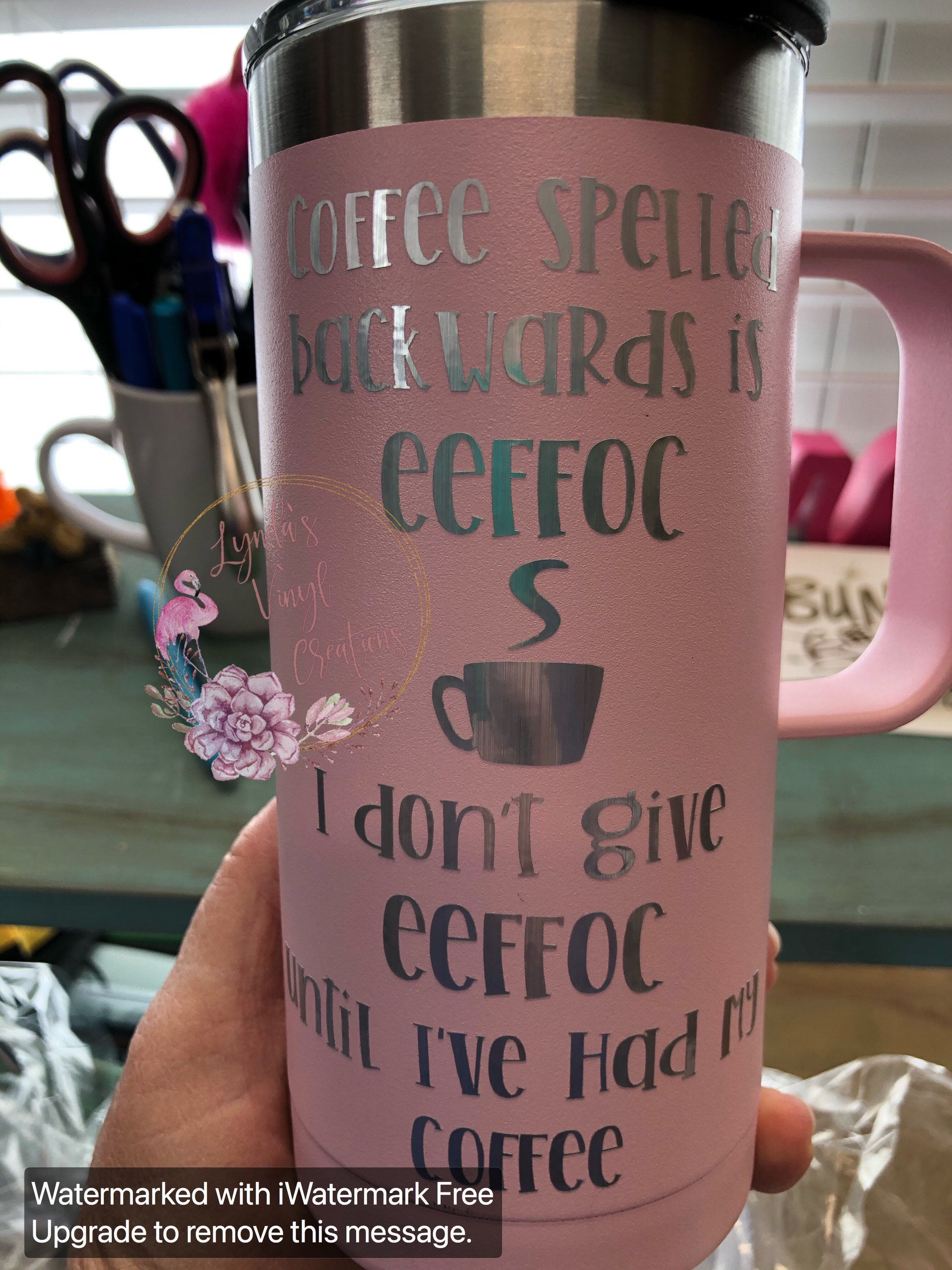 Download Coffee Spelled Backwards eeffoc//I don't give an eeffoc | Etsy
