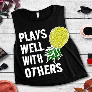 Juega bien con otros//Piña //SVG/EPS//DXF archivo