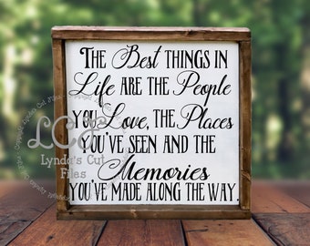 The Best Things in Life V2 SVG/DXF/EPS file