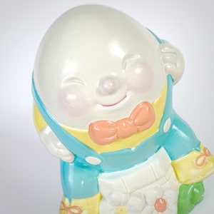 Vintage Humpty Dumpty Piggybank AVON 1982, Adorable Nursery Decor Baby Gift