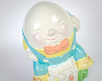 Vintage Humpty Dumpty Piggybank AVON 1982, Adorable Nursery Decor Baby Gift